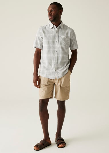 Regatta Silver Grey Check Loran Shirt