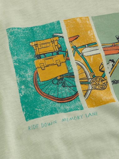 T-Shirt Abersoch mit Bike-Motiv