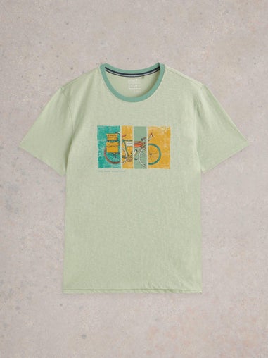 T-Shirt Abersoch mit Bike-Motiv