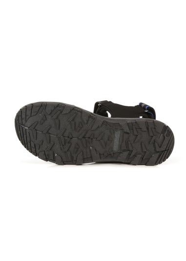 Regatta Black Nautical Blue Dark Grey Kota Drift EVA Cushioned Walking Sandals