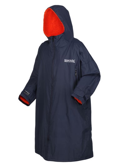 Regatta Navy/Orange Lining Changing Waterproof Hydrofort Robe