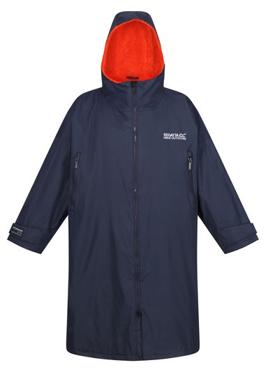 Regatta Navy/Orange Lining Changing Waterproof Hydrofort Robe