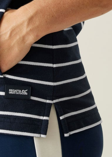Regatta Navy White Stripe Bayletta II Hoody
