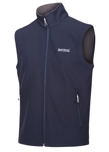 Regatta Navy Bradwell III Water Repellent Softshell Bodywarmer