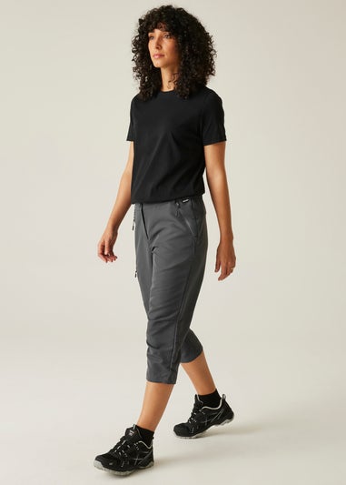 Regatta Seal Grey Chaska III Water Repellent Capri