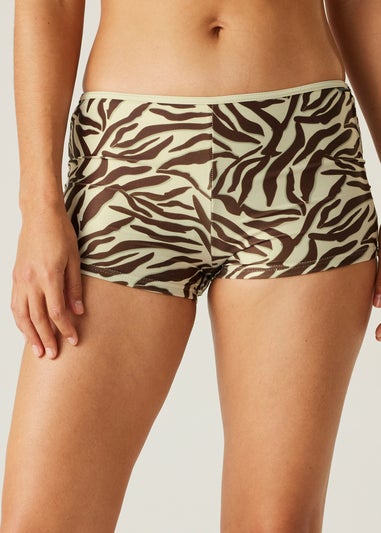 Regatta Tonal Zebra Print Aceana Bikini Shorts
