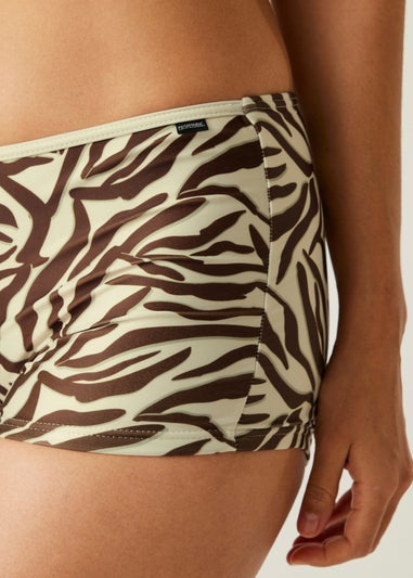 Regatta Tonal Zebra Print Aceana Bikini Shorts