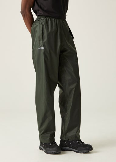 Regatta Dark Olive Adult Stormbreak Waterproof Hydrofort Overtrousers