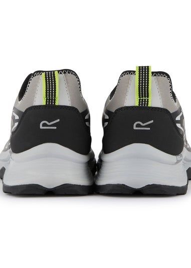 Regatta Grey/Black Lime Blaze Water Repellent Trainers