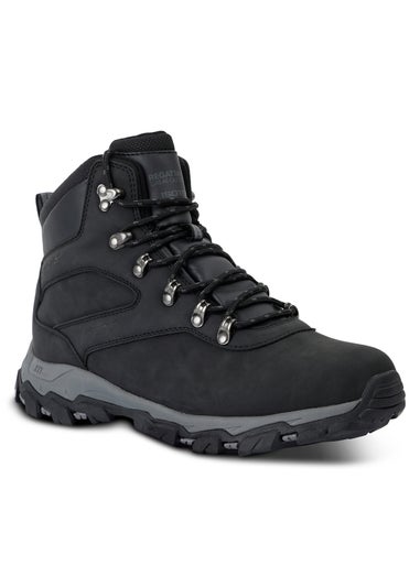 Regatta Black Holcombe Classic Waterproof Breathable Isotex Walking Boots