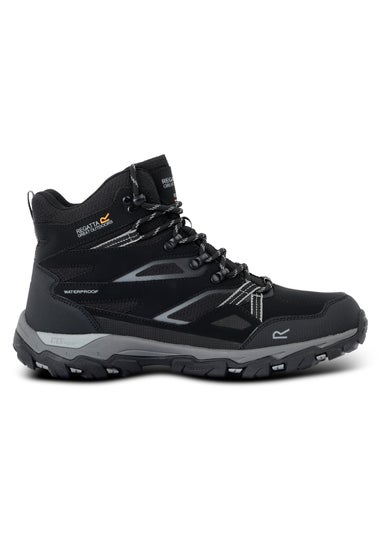 Regatta Black Granit Holcombe III Waterproof Breathable Isotex Walking Boots