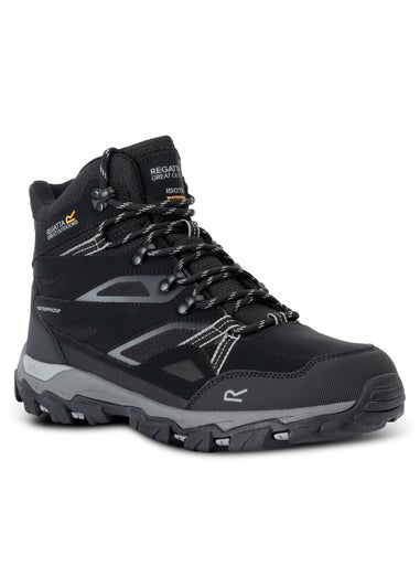 Regatta Black Granit Holcombe III Waterproof Breathable Isotex Walking Boots