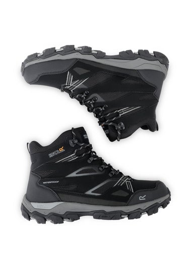 Regatta Black Granit Holcombe III Waterproof Breathable Isotex Walking Boots