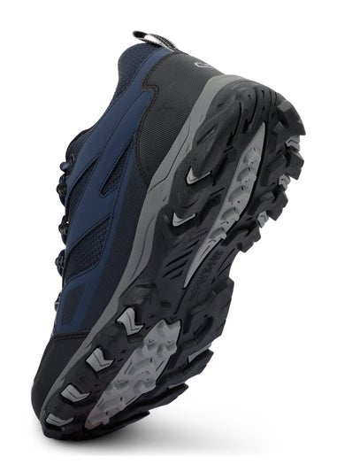 Regatta Navy Dark Steel Holcombe Low III Waterproof Breathable Isotex Walking Shoes