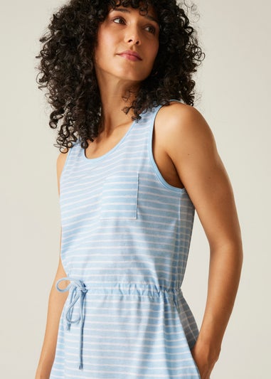 Regatta Chambray Blue White Stripe Ariena Dress