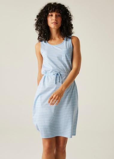 Regatta Chambray Blue White Stripe Ariena Dress