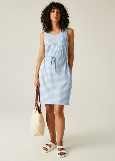Regatta Chambray Blue White Stripe Ariena Dress