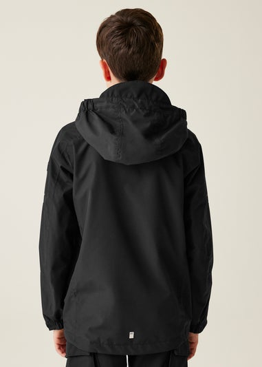 Regatta Black Kids Junior Calderdale III Waterproof Breathable Isotex Jacket (3-16 yrs)
