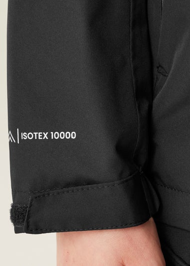 Regatta Black Kids Junior Calderdale III Waterproof Breathable Isotex Jacket (3-16 yrs)