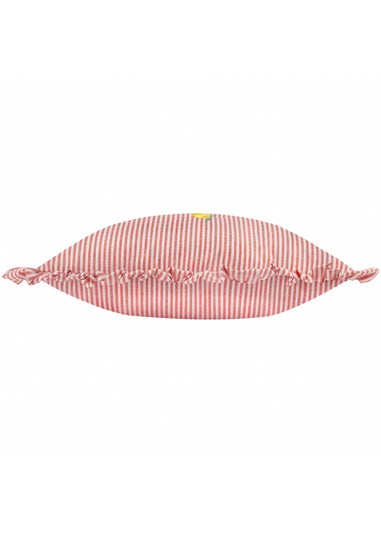 Furn Les Fruites Embroidered Ruffle Lemon Cushion (30 x 50 x 8 cm)