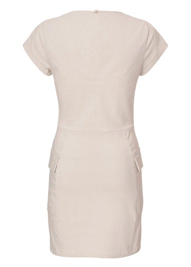 Quiz Stone Utility Mini Dress