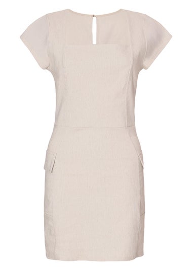 Quiz Stone Utility Mini Dress