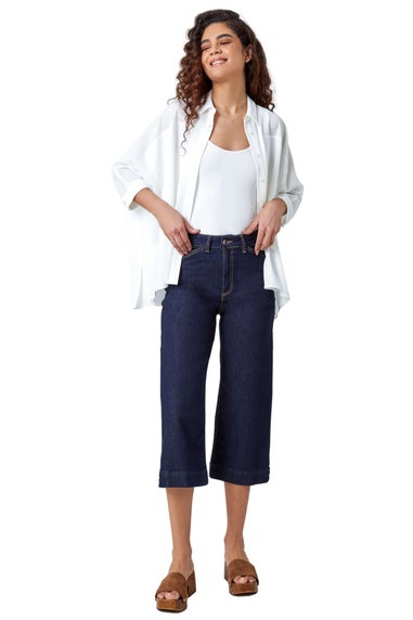 Roman Ivory Relaxed Smart Stretch Shirt
