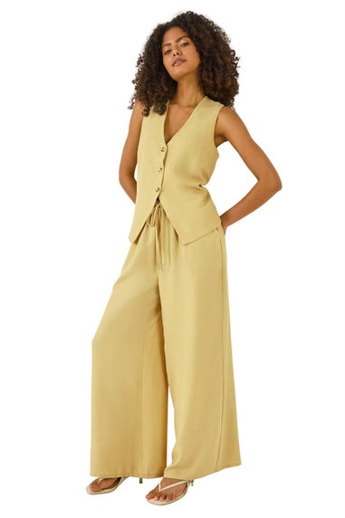 Dusk Lime Dusk Elasticated Waist Wide Leg Trouser