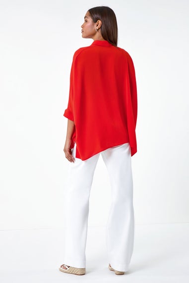 Roman Orange Relaxed Smart Stretch Shirt
