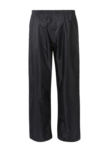 Regatta Black Adult Stormbreak Waterproof Hydrofort Overtrousers