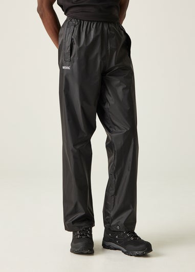 Regatta Black Adult Stormbreak Waterproof Hydrofort Overtrousers