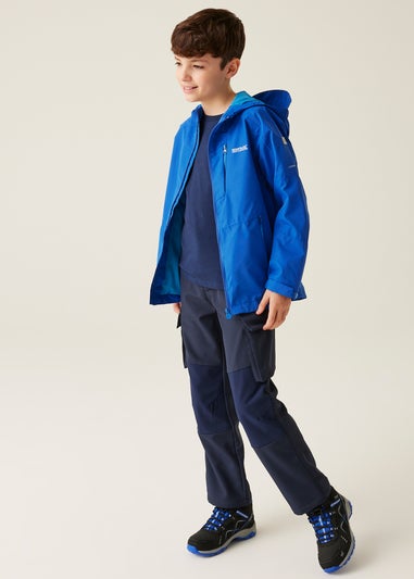 Regatta Blue Kids Junior Calderdale III Waterproof Breathable Isotex Jacket (3-16 Years)
