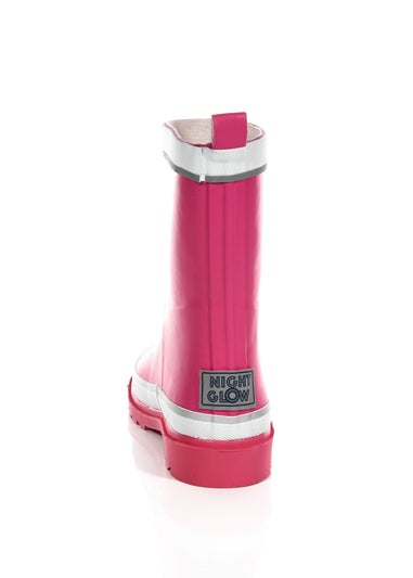 Regatta Rose Pink Kids Foxfire Reflective Wellies