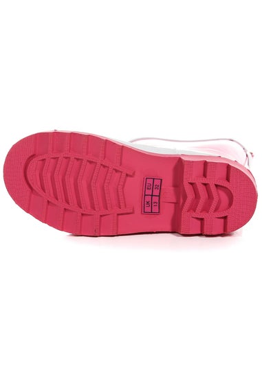 Regatta Rose Pink Kids Foxfire Reflective Wellies