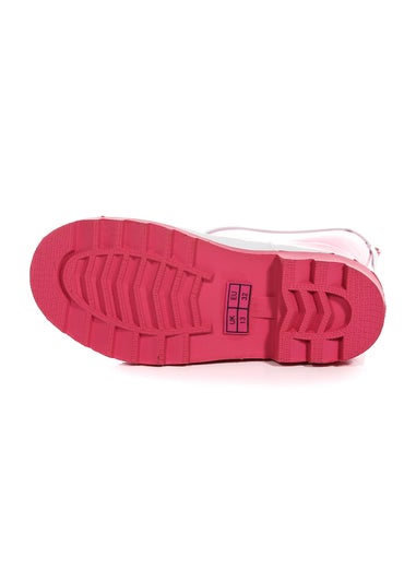 Regatta Rose Pink Kids Foxfire Reflective Wellies