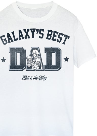 Star Wars Best Dad White T Shirt