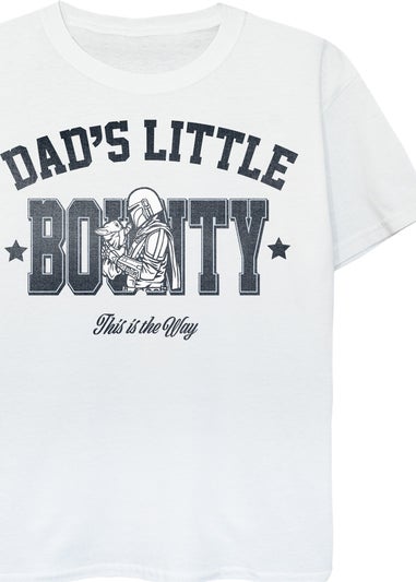 Star Wars Dads Little Bounty Kids White T Shirt (3-13 Years)