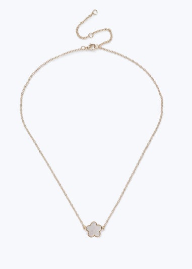 Muse White Flower Necklace