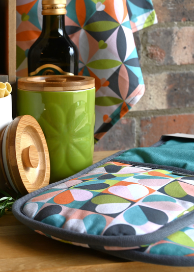 Beau & Elliot Multi Coloured Carnaby Bloom Oven Gloves