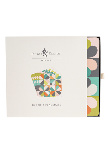 Beau & Elliot Multi Carnaby Placemats Bloom in Box Set of 4