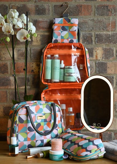 Beau & Elliot Multi Coloured Carnaby Travel Wash Bag Bloom