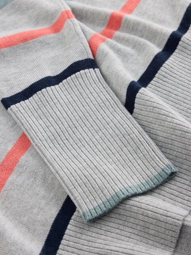 Gestreifter Pullover Olive