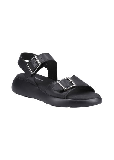 Hush Puppies Black Alison Buckle Sandal