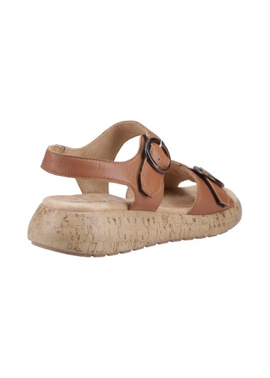 Hush Puppies Tan Alison Buckle Sandal