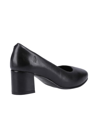 Hush Puppies Black Anna Wide Court Shoes