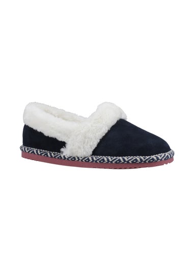 Hush Puppies Navy Ariel Slippers
