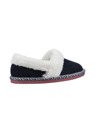 Hush Puppies Navy Ariel Slippers