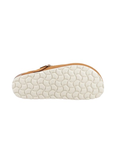 Hush Puppies Tan Bailey Closed Toe Mule