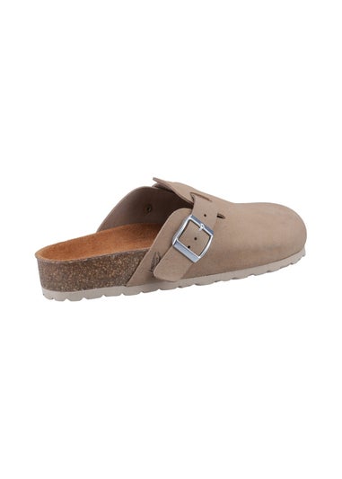 Hush Puppies Taupe Bailey Closed Toe Mule
