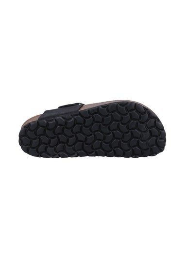 Hush Puppies Black Billie Toepost Sandal